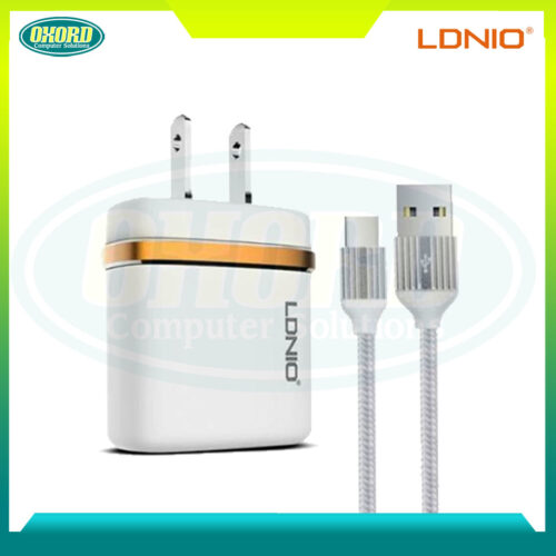 LDNIO DL-AC50 USB AC Power Charger Adapter WITH TYPE-C CABLE