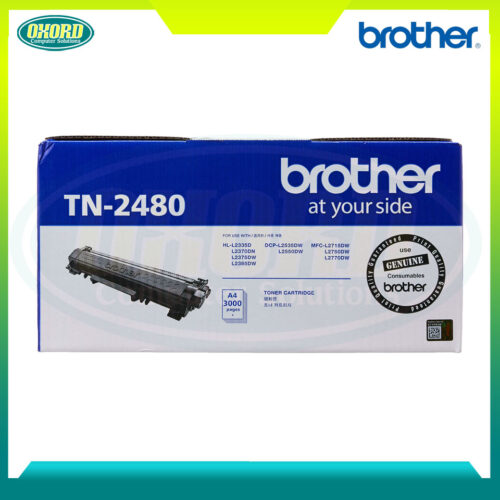 BROTHER TN-2480 BLACK ORIGINAL LASER TONER CARTRIDGE
