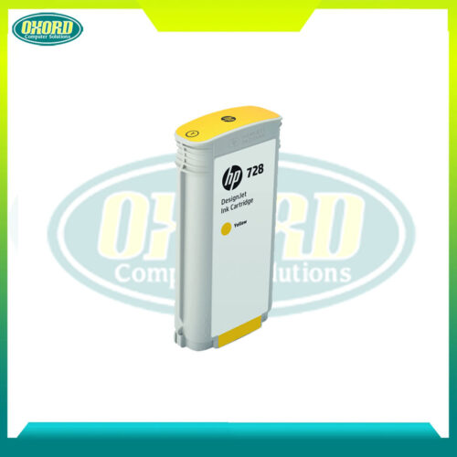 HP 728 130-ml Yellow Design Jet Ink Cartridge (F9J65A) - OXORD
