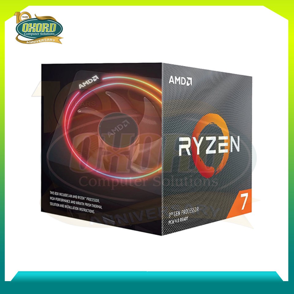 AMD RYZEN 7 3700X 8 CORES 16 THREADS 3.6GHZ (TURBO 4.4GHZ) WITH