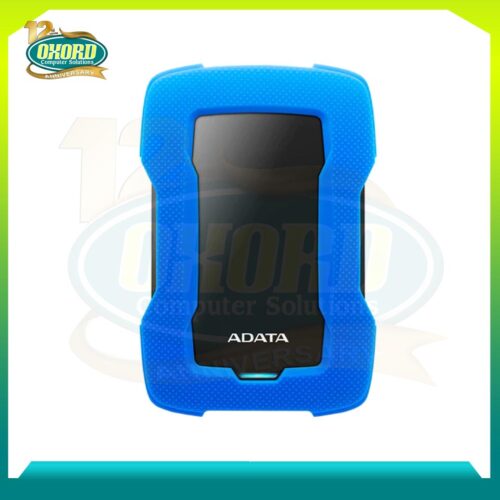 Adata AHD330-1TU31-CBL 1TB Rugged and Shockproof External Hard Drive with USB 3.2 Ready