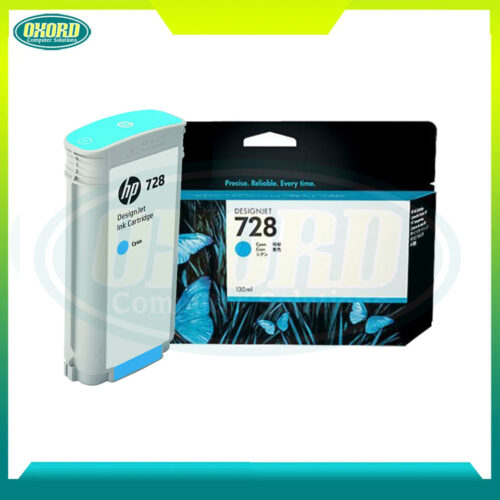 HP 728 130-ml Cyan Design Jet Ink Cartridge (F9J67A) - OXORD